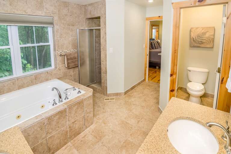 Step in Shower and Private Toilet Room Step in Shower and Private Toilet Room