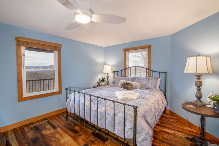 King Bedroom on Middle Level with Mountain Views King Bedroom on Middle Level with Mountain Views