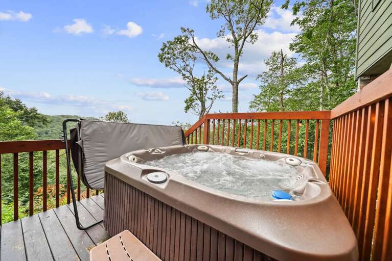 Hot Tub on Lower Level Deck Hot Tub on Lower Level Deck