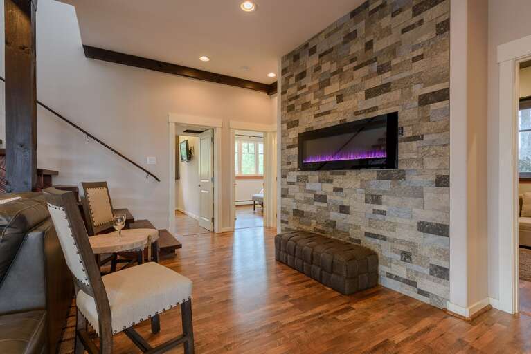 Beautiful Inset Electric Fireplace with Multi-Colored Flames! Beautiful Inset Electric Fireplace with Multi-Colored Flames!
