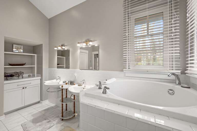 Custom Japanese Deep Soaking Tub in Master Bathroom Custom Japanese Deep Soaking Tub in Master Bathroom