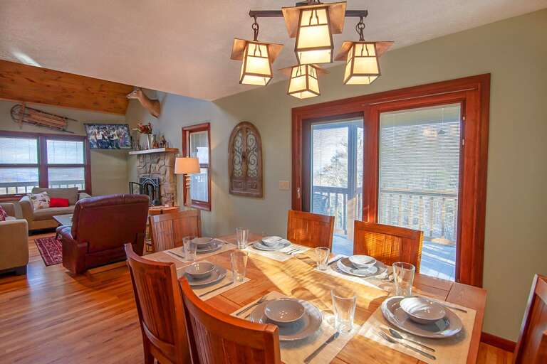 Dining Area Looking into the Living Room