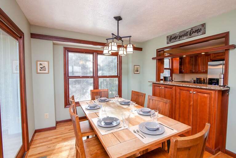 Dining Room Looking into the Kitchen