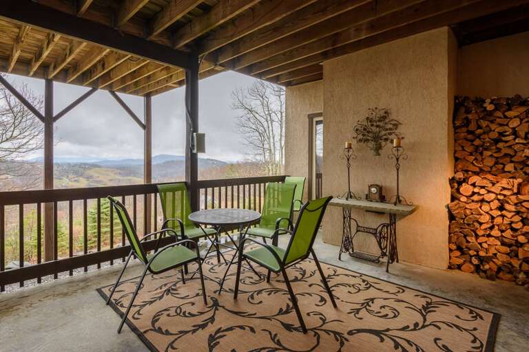 Note: Firewood NOT included. Carolina Cabin Rentals offers a firewood service, if you would like to purchase firewood and have it delivered to the home.