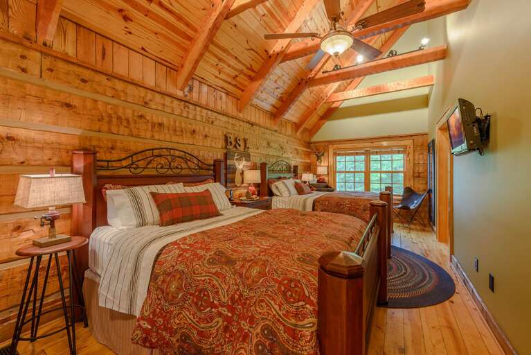 "Sage" Suite with Two Queen Beds and HDTV