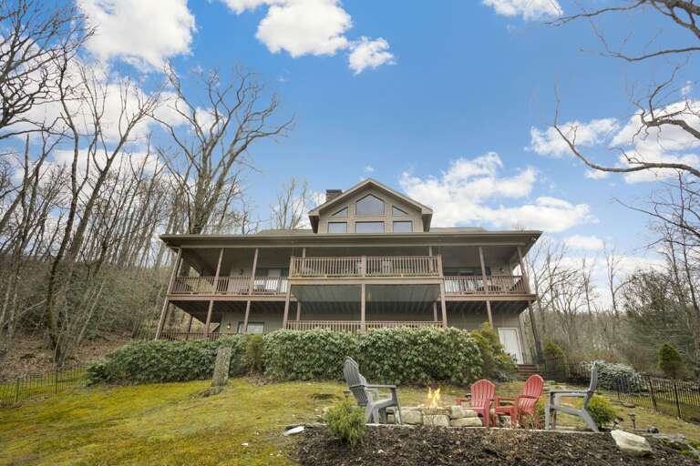 Fire Pit in the Lower Yard Area