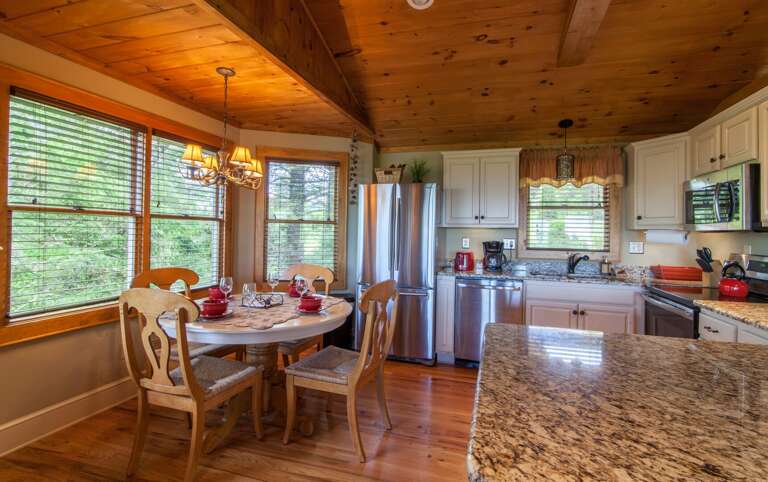 Kitchen with Granite Counters and Stainless Appliances