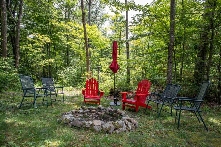 Enjoy the Fire pit at Tree Top Lodge Enjoy the Fire pit at Tree Top Lodge