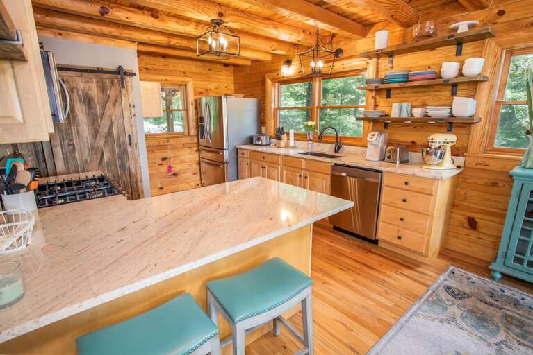 Kitchen with Additional Seating for Two Kitchen with Additional Seating for Two