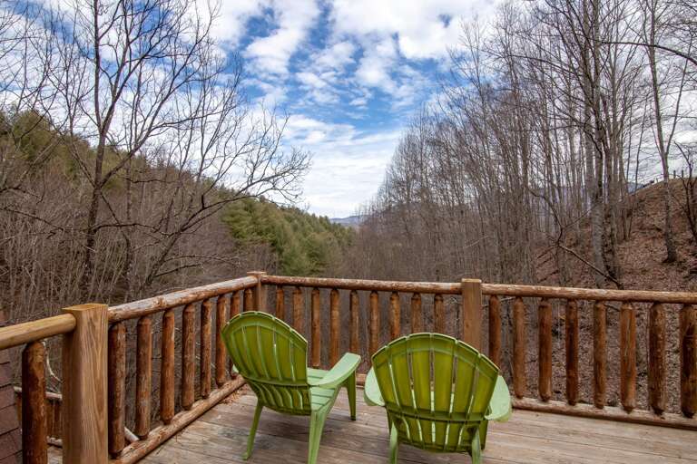Private deck on the upper level Private deck on the upper level