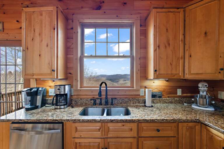 Enjoy the View, even from the Kitchen Window!