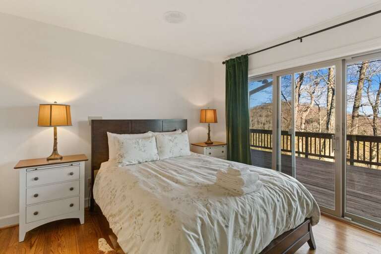 Mountain Views from the Main Floor Queen Room