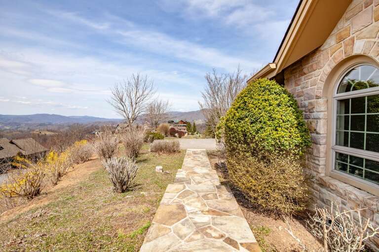Walkway between Parking Area and Front Entrance