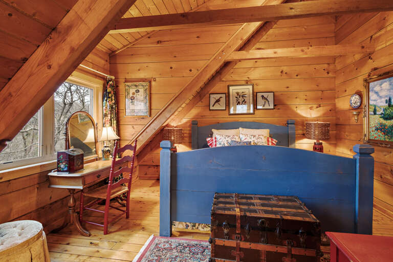 Loft Bedroom has a Private Bathroom