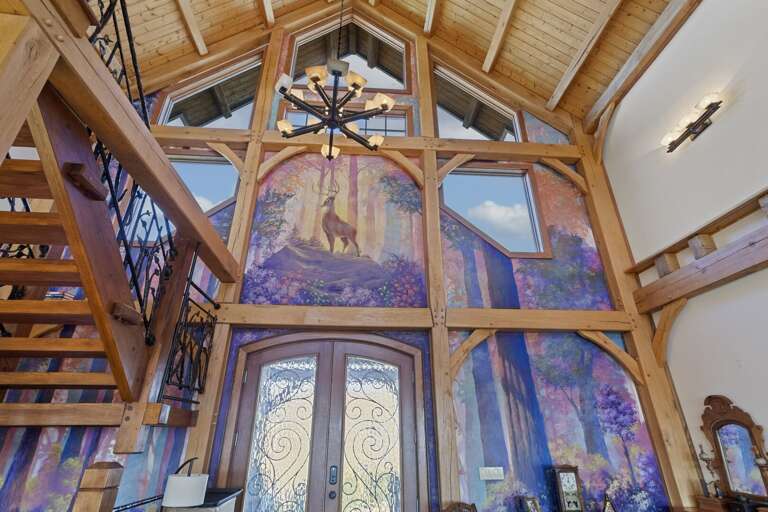 Beautiful Foyer Disney Mural Beautiful Foyer Disney Mural