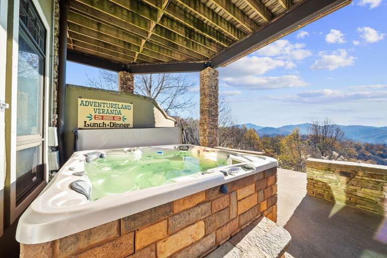 Enjoy the Views from the Hot Tub