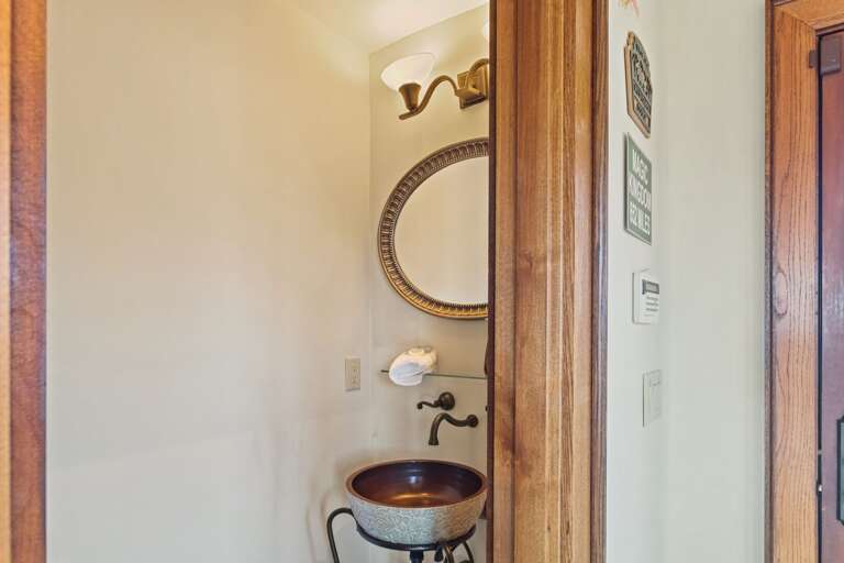 Main Floor Powder Room Main Floor Powder Room