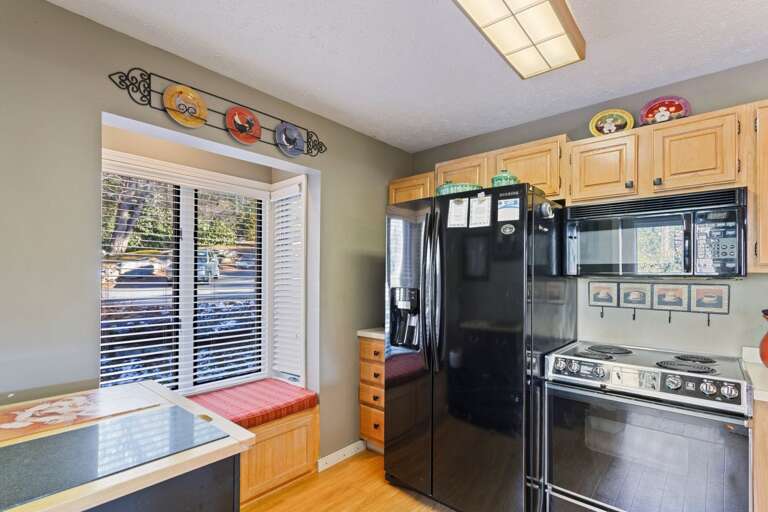 Bay Window in the Kitchen Provides Bright Natural Light
