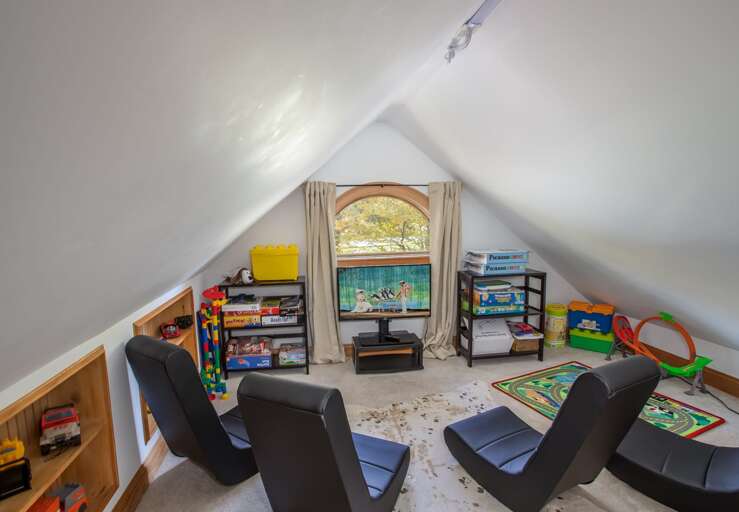 Children's Nook with Games, Toys, and Smart TV