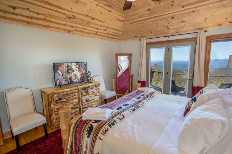 Smart TV in the Master King Bedroom