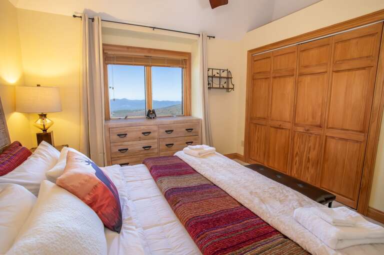 Mountain Views in the Upstairs King Bedroom