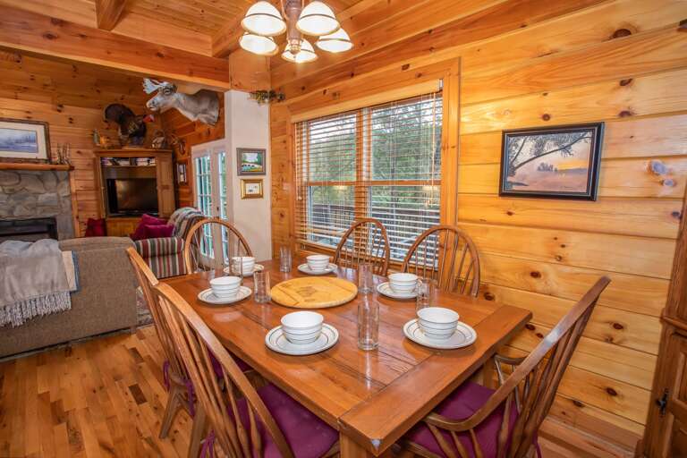 Dining Area Looking into Living Room