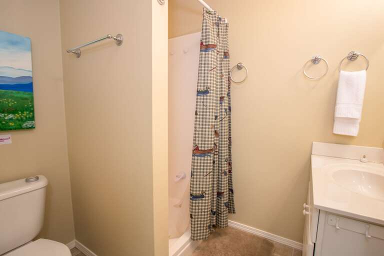 Downstairs Bathroom with Walk-In Shower