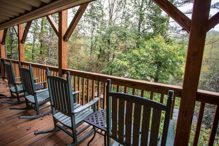 A Row of Rocking Chairs