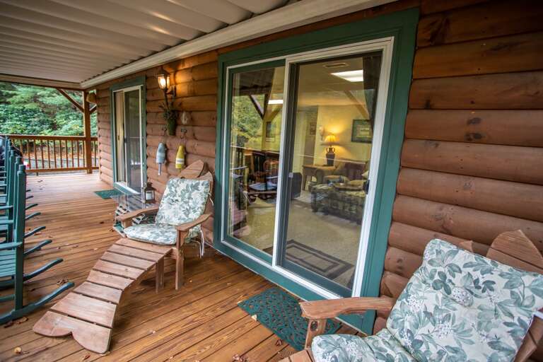 Spacious Porches at Good River Acres