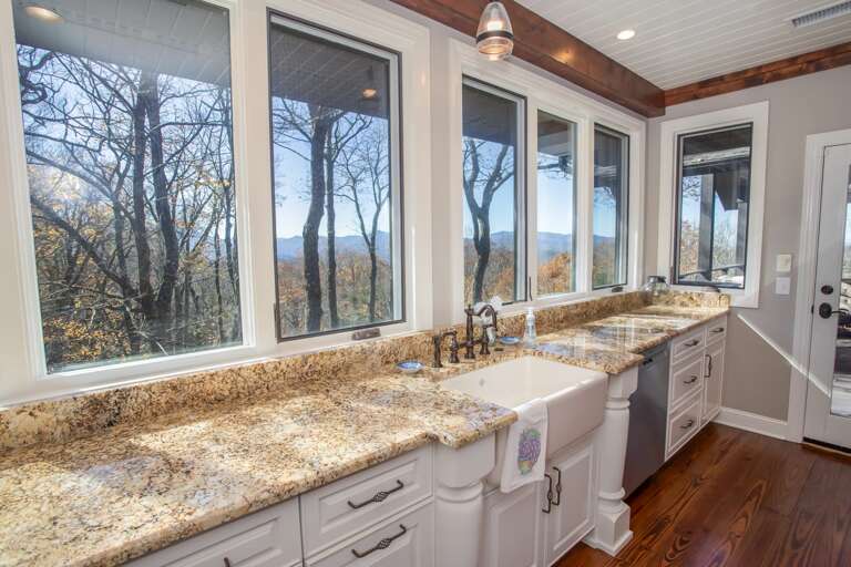 Enjoy Beautiful Views from Kitchen