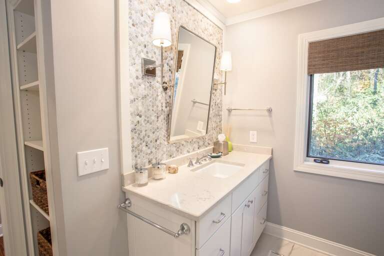 Jack and Jill Bathroom with Walk in Shower