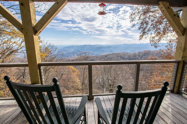 Views from Rear Deck of Out On A Limb