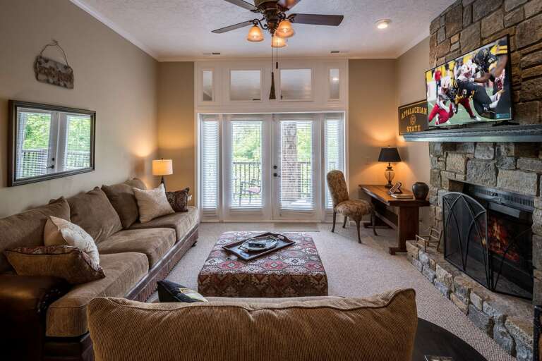 Lower level living room