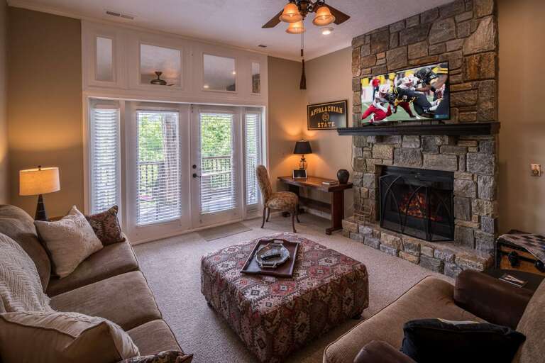 Lower level living room