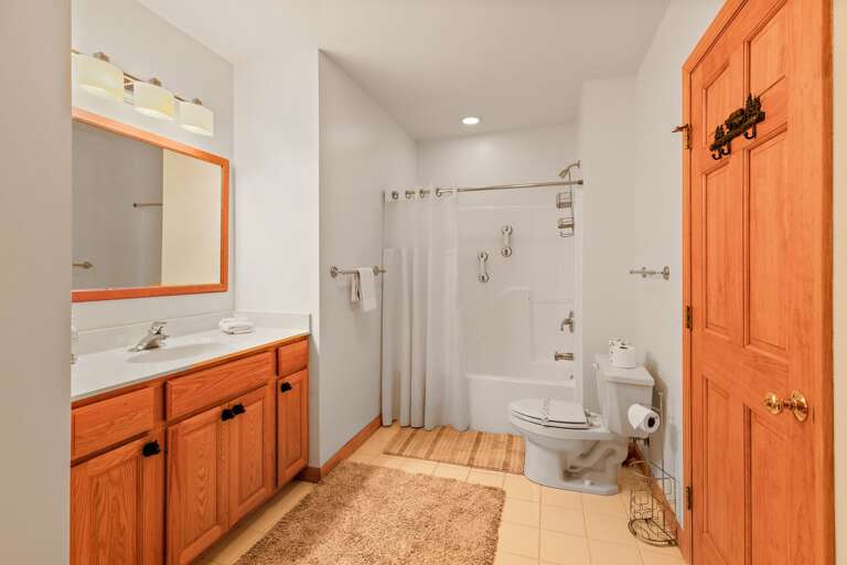 Shared Lower Level Hall Bath Shared Lower Level Hall Bath