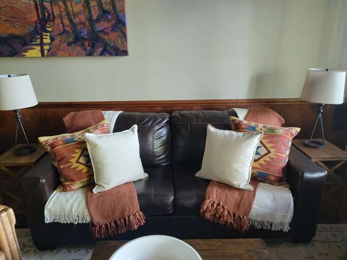 Pull-out Couch on Lower Level