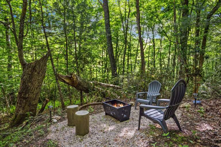 Fire Pit with Seating Area