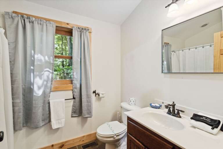 Lower Level Full Bathroom with Tub and Shower Combo
