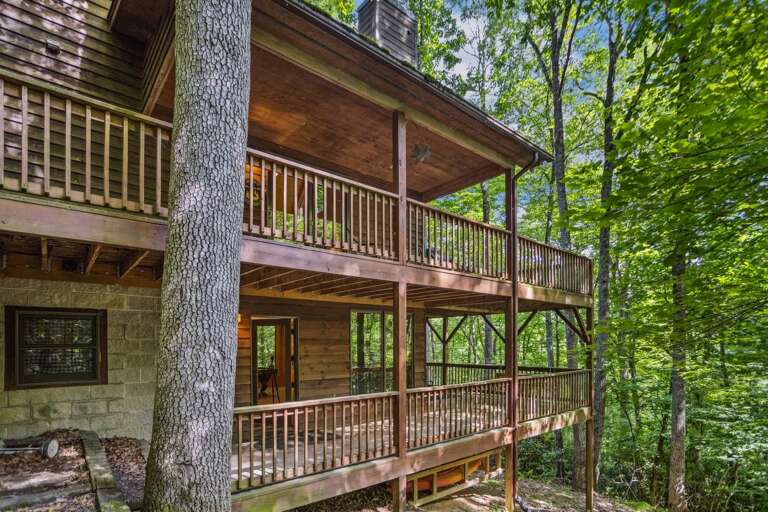 Two Level Wrap Around Decks