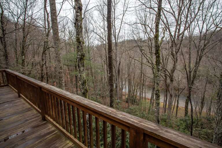 River Views from Deck at New River Lure