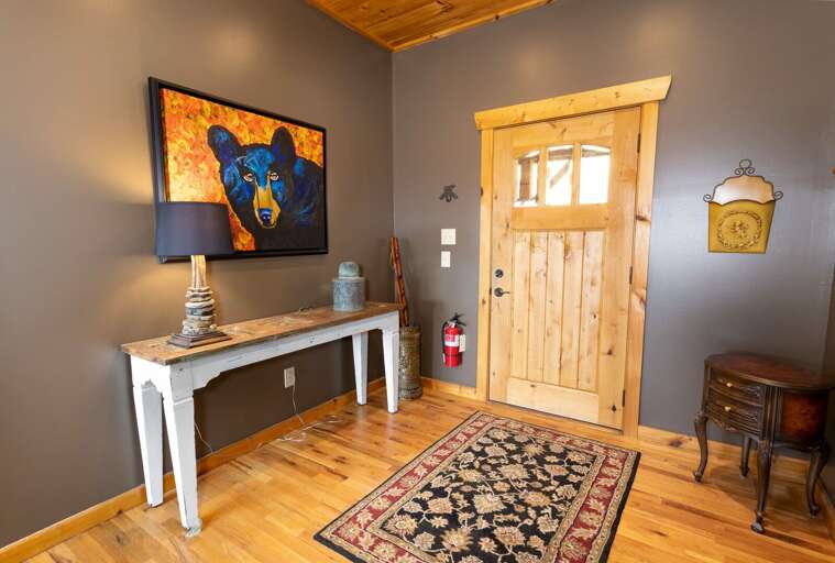 Another Bear to greet guests in Foyer