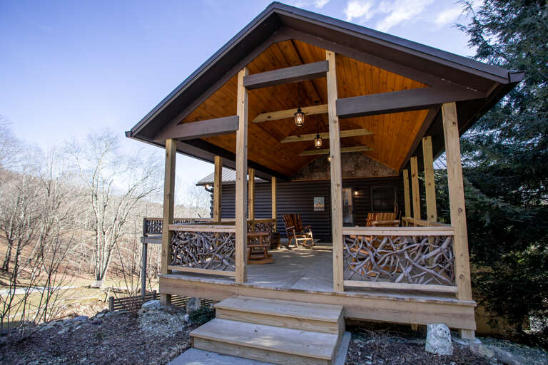 Front Porch offers Fantastic Place to Sit and Enjoy Mountain Breezes, Rain, Snow, or Shine! Front Porch offers Fantastic Place to Sit and Enjoy Mountain Breezes, Rain, Snow, or Shine!