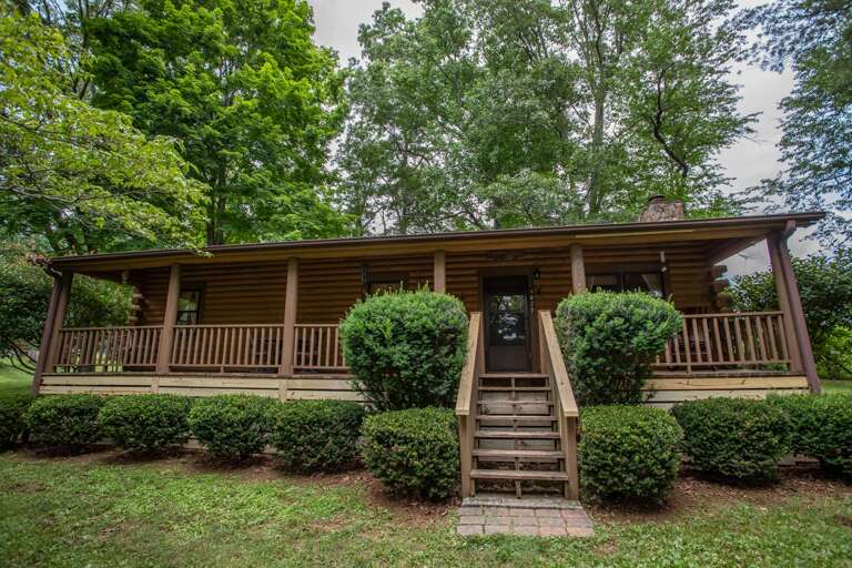 Entrance to Fir River Cabin