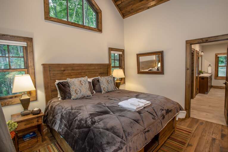 Comfy King Bed in Master Suite