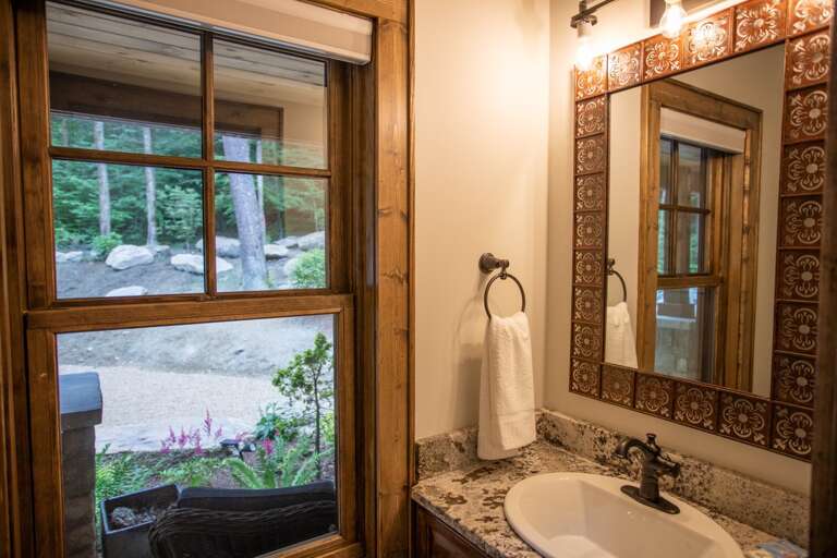 Powder Room on Main Level