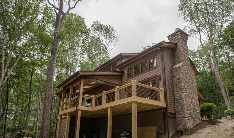 Rear Exterior of Red Bird Retreat