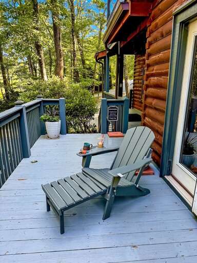 Back Deck with Seating and Picnic Table