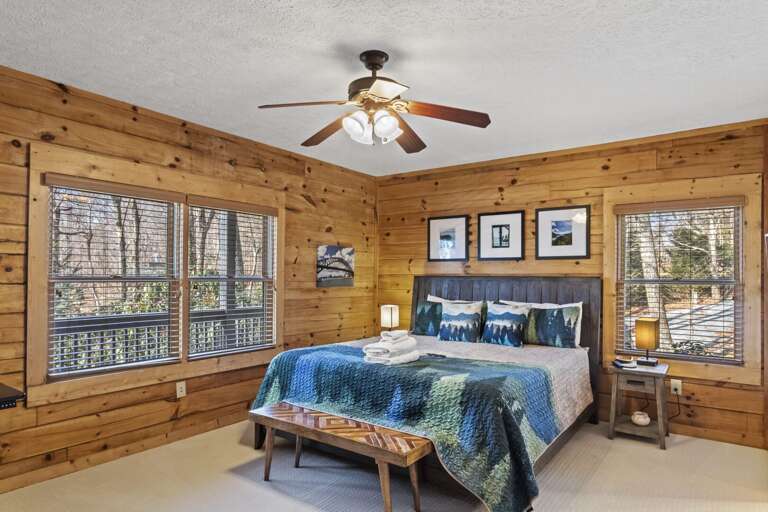 Master Suite with King Bed, on Main Level