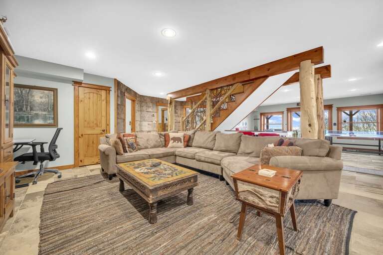 Lower Level Living and Game Room