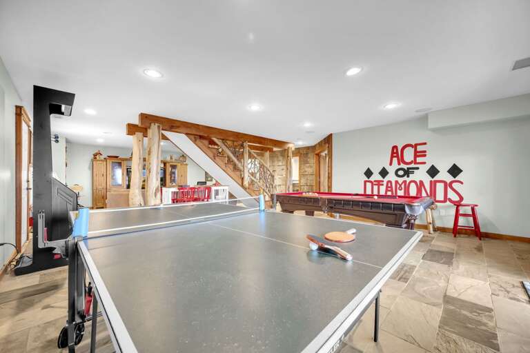 Lower Level Living and Game Room